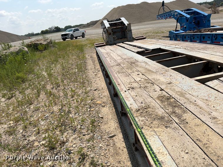image for item DV2054 2012 Trail King Industries TK110HDG-533 lowboy equipment trailer