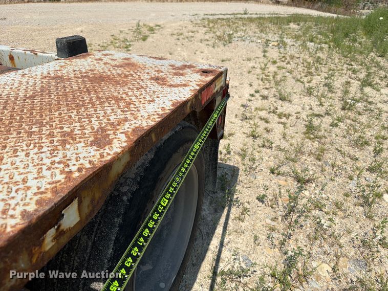 image for item DV2054 2012 Trail King Industries TK110HDG-533 lowboy equipment trailer