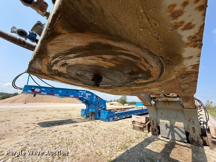 image for item DV2054 2012 Trail King Industries TK110HDG-533 lowboy equipment trailer