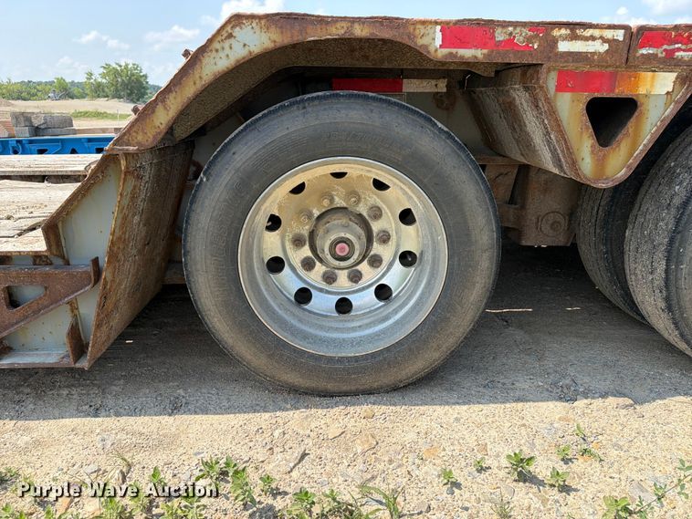 image for item DV2054 2012 Trail King Industries TK110HDG-533 lowboy equipment trailer