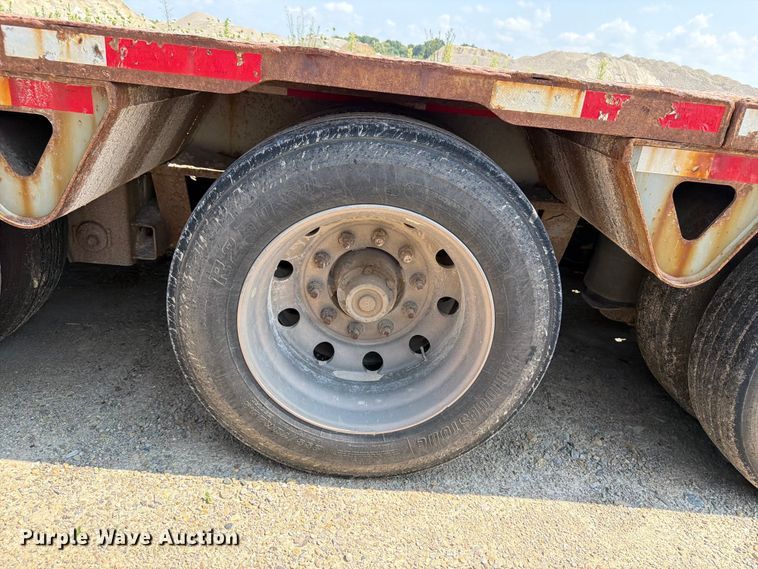 image for item DV2054 2012 Trail King Industries TK110HDG-533 lowboy equipment trailer