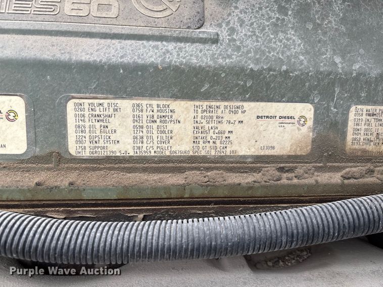 image for item DZ4531 1993 Freightliner flatbed truck