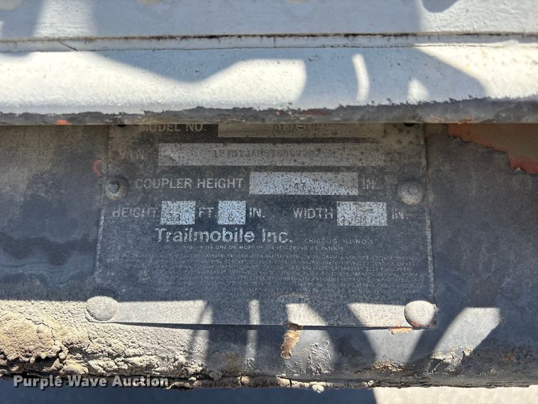 image for item EA0011 1996 Trailmobile dry van trailer