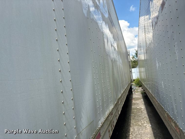 image for item EF1314 1999 Utility Trailer Manufacturer dry van trailer