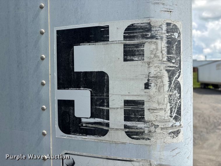 image for item EF1314 1999 Utility Trailer Manufacturer dry van trailer