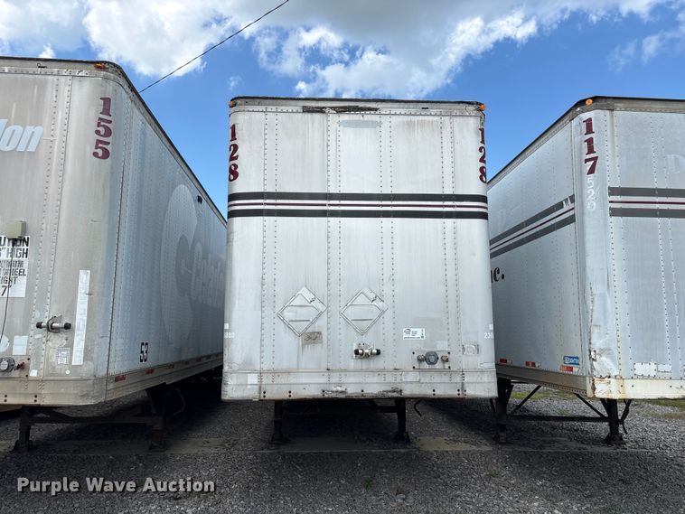 image for item EF1318 1999 Trailer Mobile dry van trailer