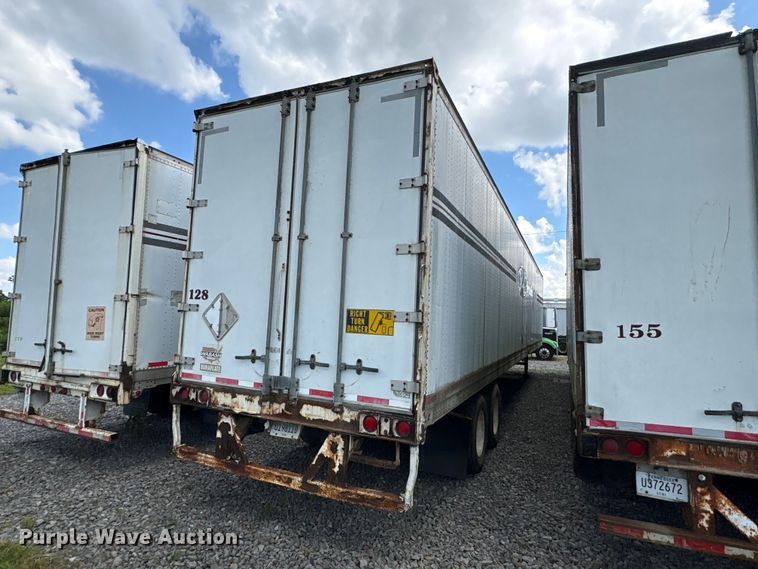 image for item EF1318 1999 Trailer Mobile dry van trailer