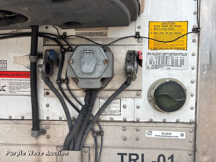 image for item EL2545 2017 Utility Trailer Manufacturer refrigerated van trailer