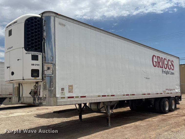 2004 Wabash RFGRHSA refrigerated van trailer