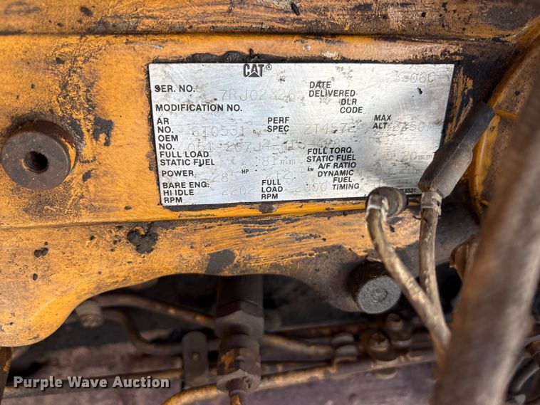 image for item ET0351 1993 Peterbilt 357 roll-off container truck