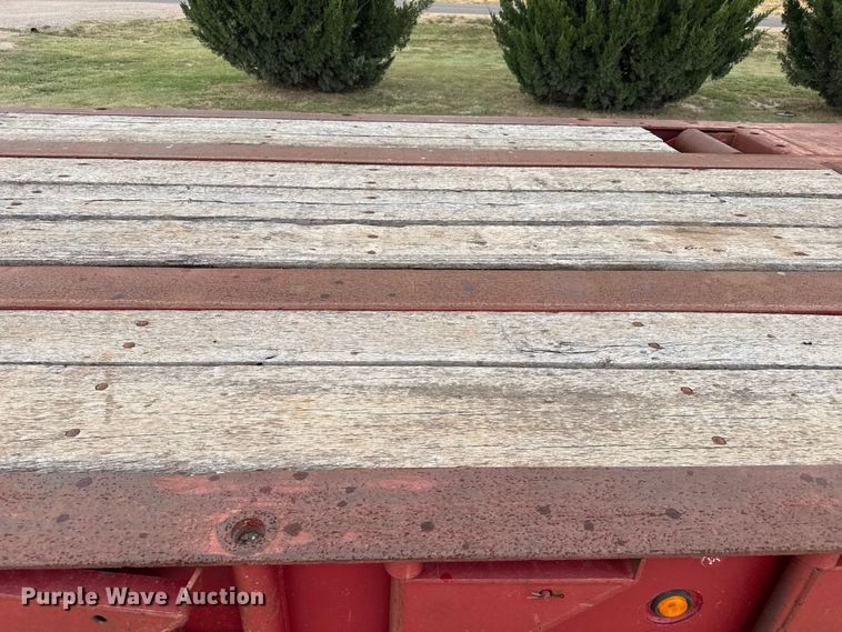 image for item EW4174 1983 Vulcan  lowboy oilfield trailer