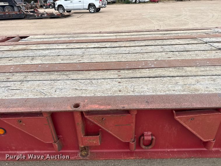 image for item EW4174 1983 Vulcan  lowboy oilfield trailer