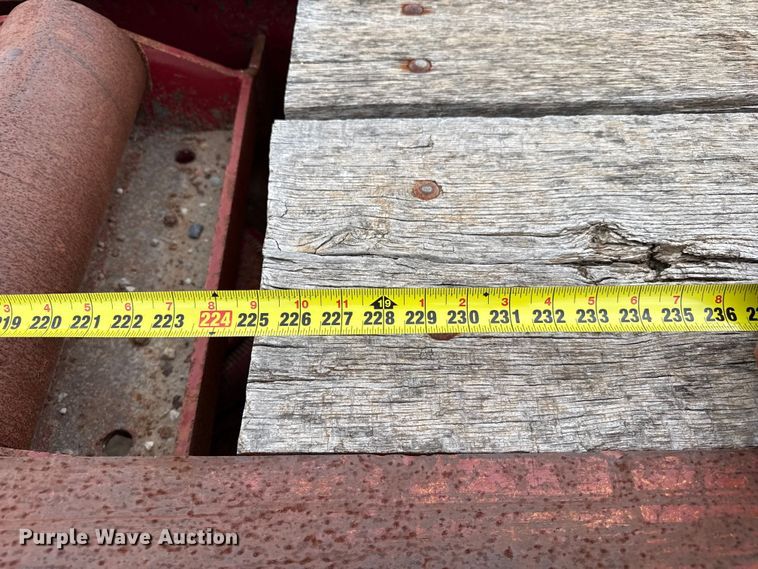 image for item EW4174 1983 Vulcan  lowboy oilfield trailer