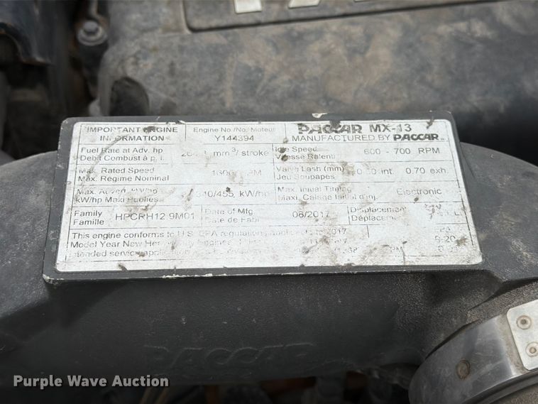 image for item EX4105 2018 Kenworth T680 semi truck
