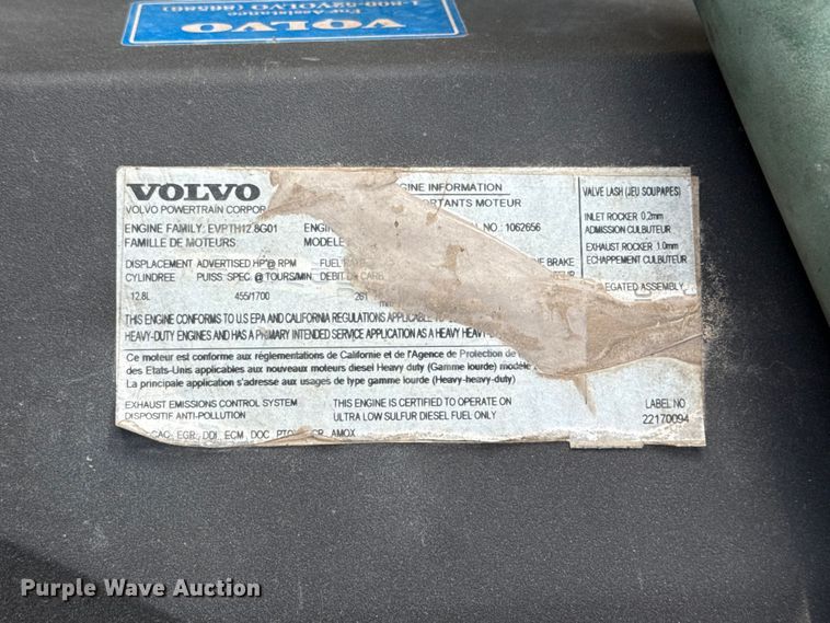 image for item FC4081 2015 Volvo VHD semi truck