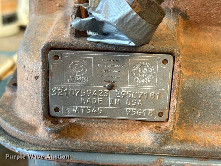 image for item FC4113 Allison AT545 transmission