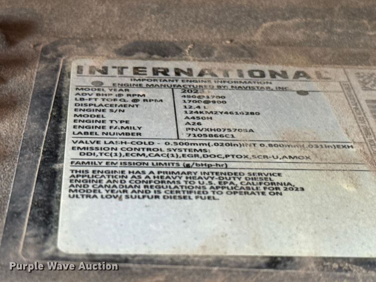 image for item FC4154 2024 International LT625 semi truck