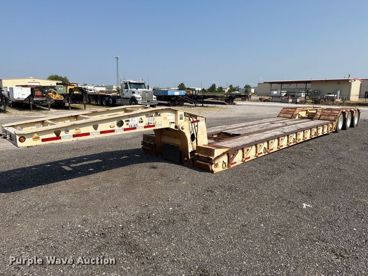 2007 Trail King lowboy equipment trailer
