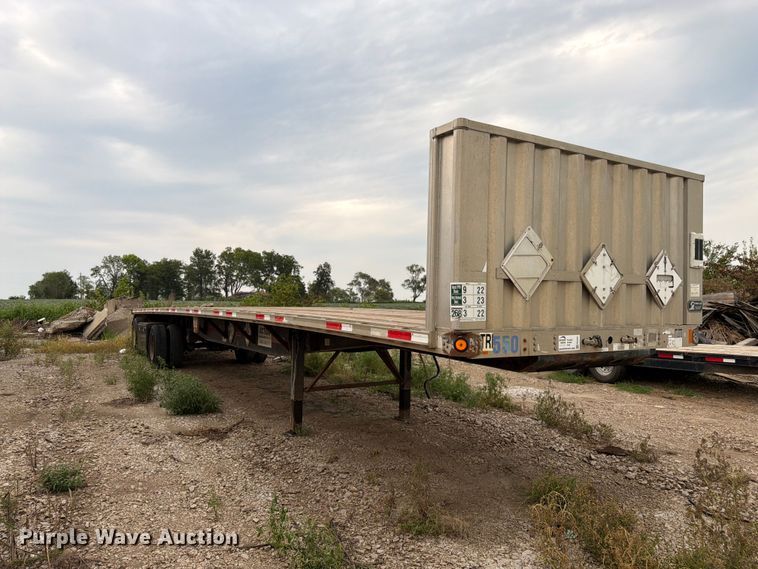 image for item FK3301 2007 Fontaine 1FTW-7-8048WSAWK flatbed trailer