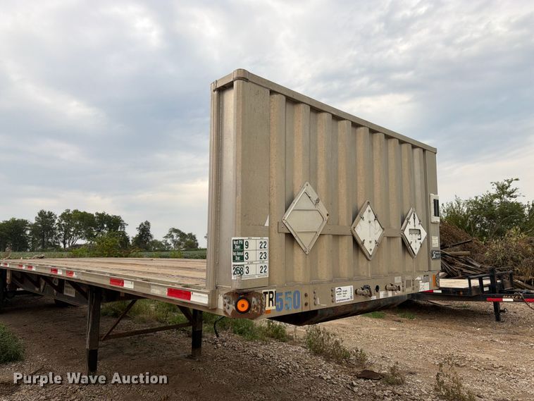 image for item FK3301 2007 Fontaine 1FTW-7-8048WSAWK flatbed trailer