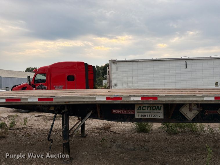 image for item FK3301 2007 Fontaine 1FTW-7-8048WSAWK flatbed trailer