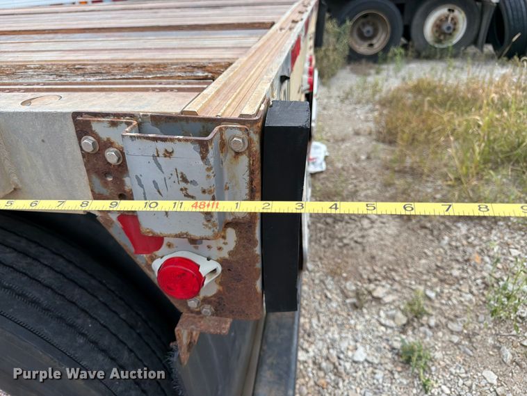 image for item FK3301 2007 Fontaine 1FTW-7-8048WSAWK flatbed trailer