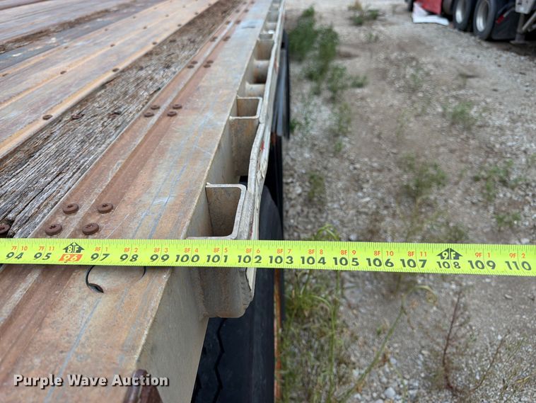 image for item FK3301 2007 Fontaine 1FTW-7-8048WSAWK flatbed trailer