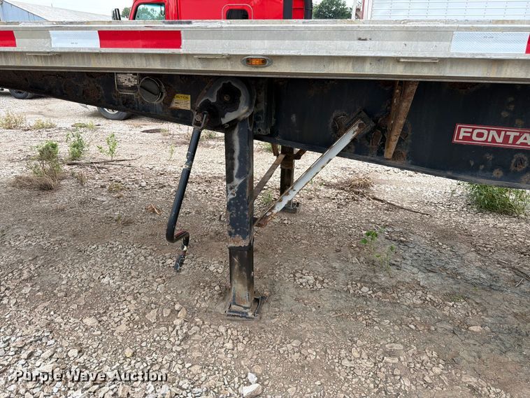 image for item FK3301 2007 Fontaine 1FTW-7-8048WSAWK flatbed trailer