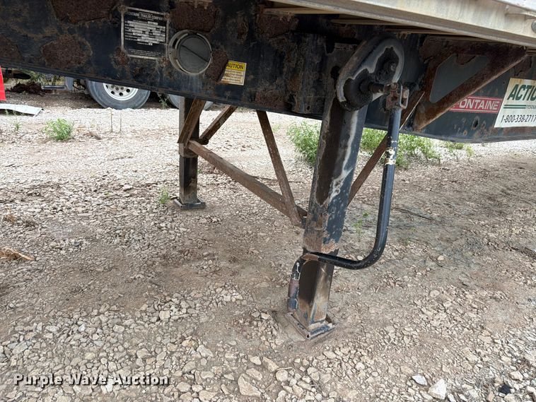 image for item FK3301 2007 Fontaine 1FTW-7-8048WSAWK flatbed trailer