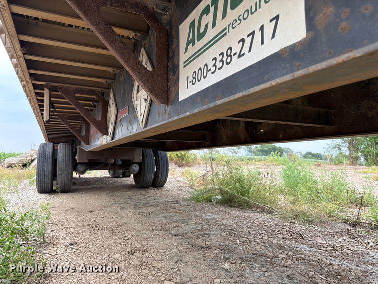image for item FK3301 2007 Fontaine 1FTW-7-8048WSAWK flatbed trailer