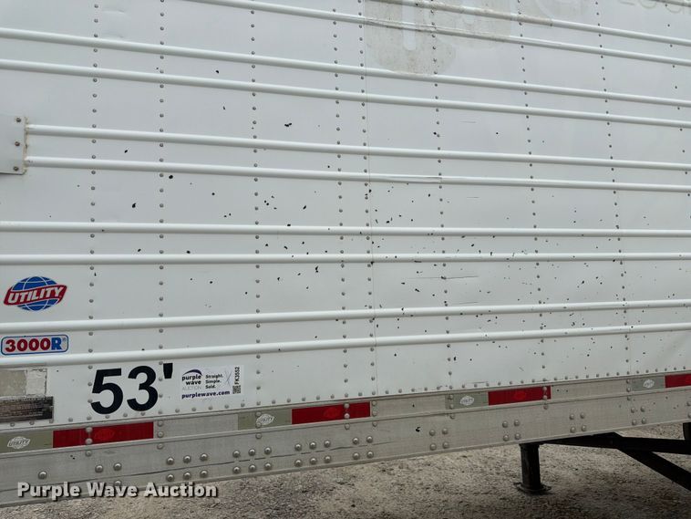 image for item FK3552 2013 Utility Trailer Manufacturer 3000R refrigerated van trailer