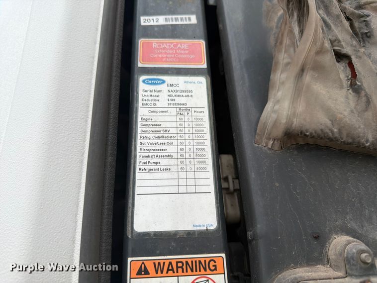image for item FK3552 2013 Utility Trailer Manufacturer 3000R refrigerated van trailer