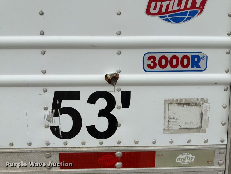 image for item FK3552 2013 Utility Trailer Manufacturer 3000R refrigerated van trailer