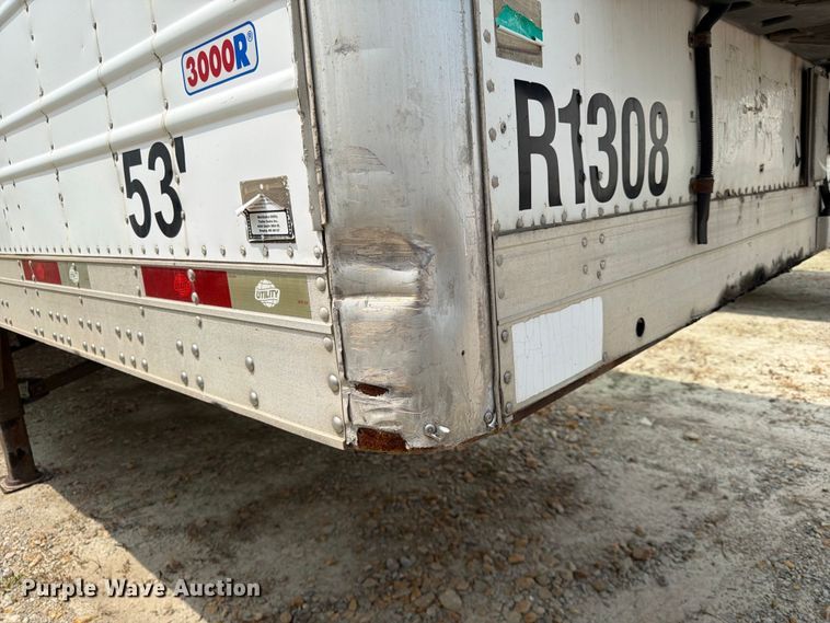 image for item FK3553 2013 Utility Trailer Manufacturer 3000R refrigerated van trailer
