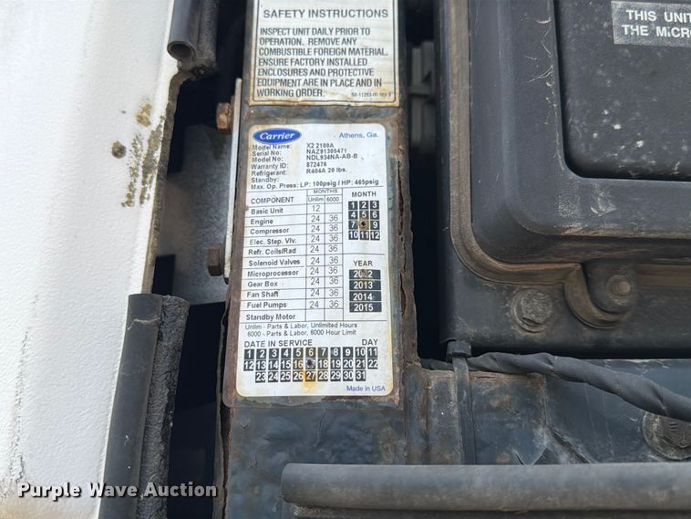 image for item FK3554 2013 Utility Trailer Manufacturer 3000R refrigerated van trailer