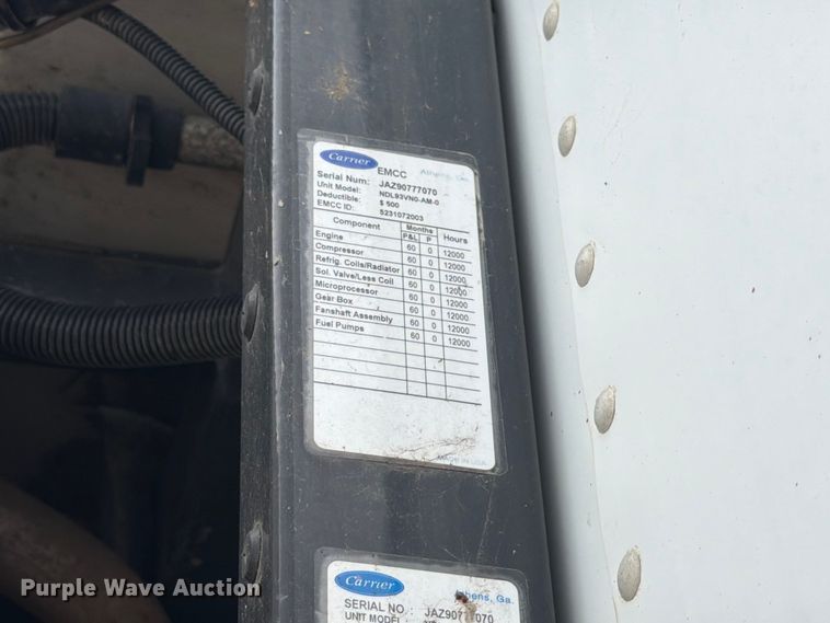 image for item FK3555 2005 Utility Trailer Manufacturer 3000R refrigerated van trailer