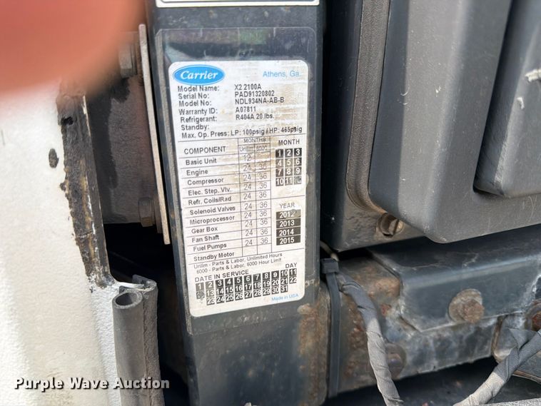 image for item FK3558 2013 Utility Trailer Manufacturer 3000R refrigerated van trailer