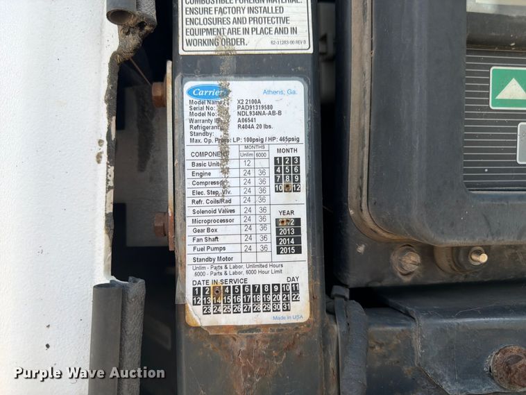 image for item FK3565 2013 Utility Trailer Manufacturer 3000R refrigerated van trailer