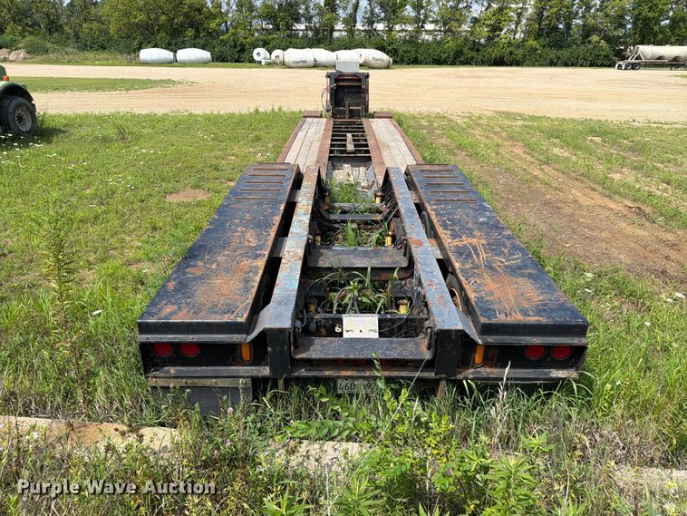 image for item FK4125 2000 Talbert lowboy equipment trailer