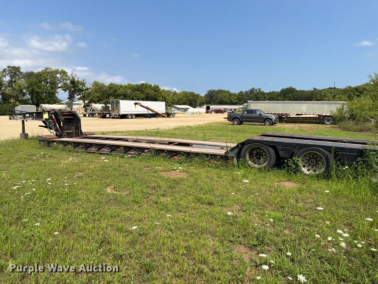 image for item FK4125 2000 Talbert lowboy equipment trailer