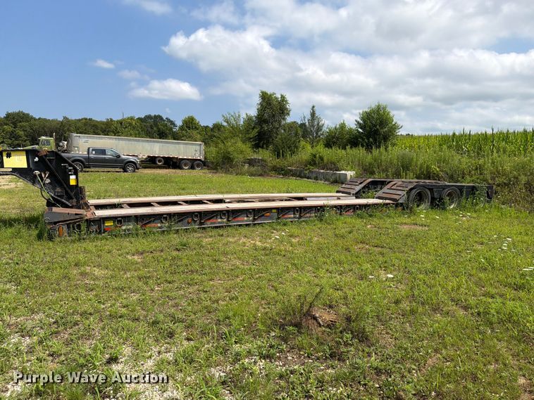 image for item FK4125 2000 Talbert lowboy equipment trailer