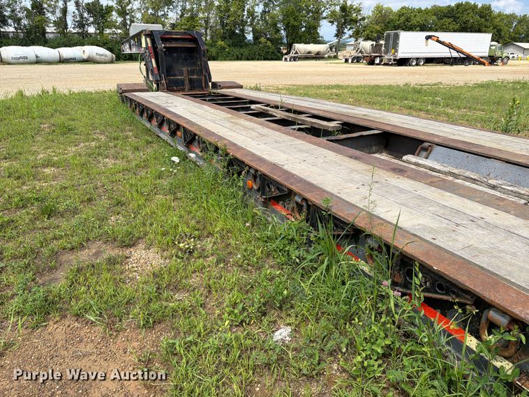 image for item FK4125 2000 Talbert lowboy equipment trailer