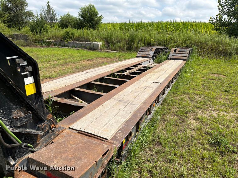 image for item FK4125 2000 Talbert lowboy equipment trailer