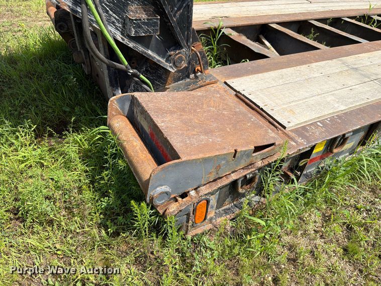 image for item FK4125 2000 Talbert lowboy equipment trailer