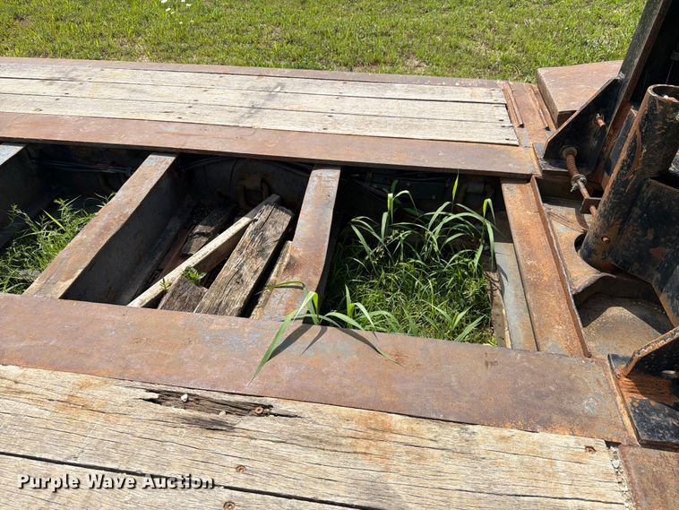 image for item FK4125 2000 Talbert lowboy equipment trailer