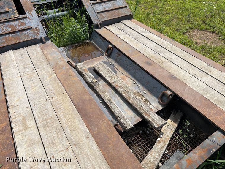 image for item FK4125 2000 Talbert lowboy equipment trailer