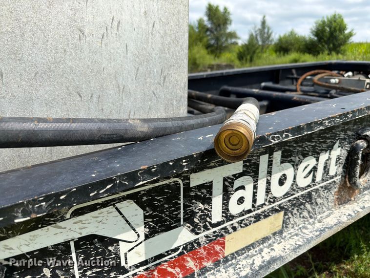 image for item FK4125 2000 Talbert lowboy equipment trailer