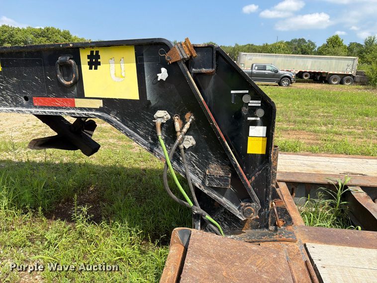 image for item FK4125 2000 Talbert lowboy equipment trailer