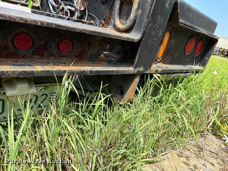 image for item FK4125 2000 Talbert lowboy equipment trailer