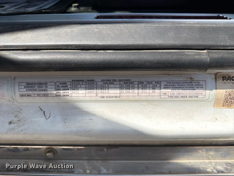 image for item FK4549 2023 Kenworth W990 semi truck